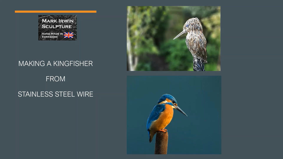 Making a kingfisher